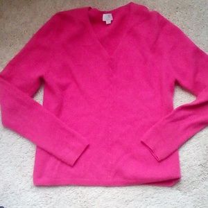 100% Cashmere Sweater Tag is Medium but fits more like a Small